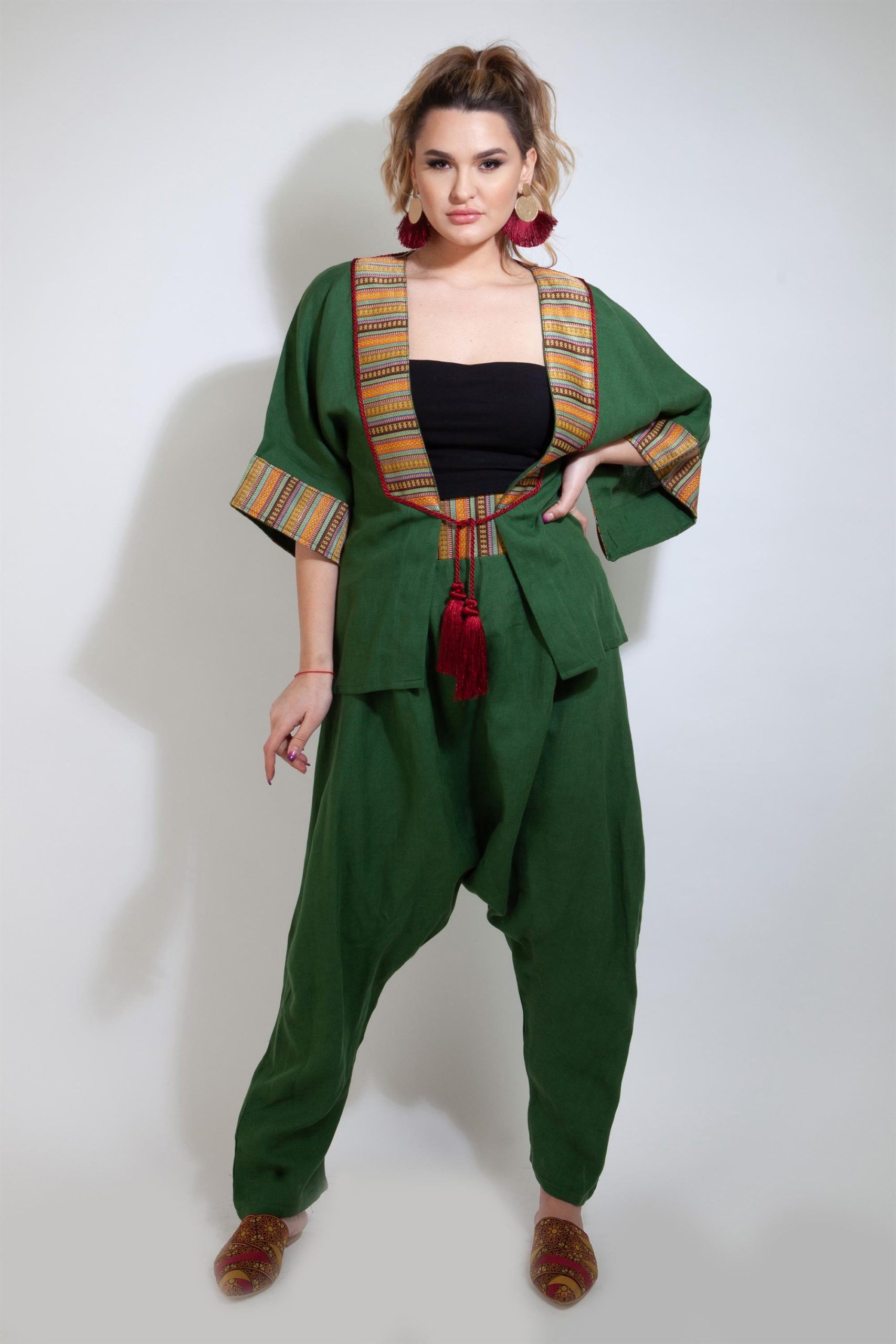 Lebanese Folklore Dress-Green | vlr.eng.br